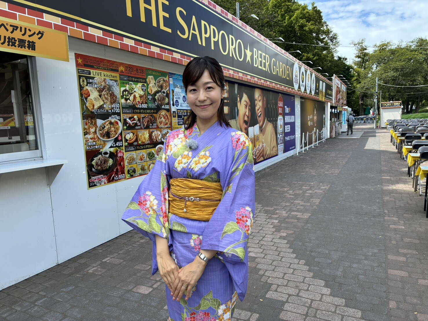 8月15日【お祭りムード満点！大通ビヤガーデン！】