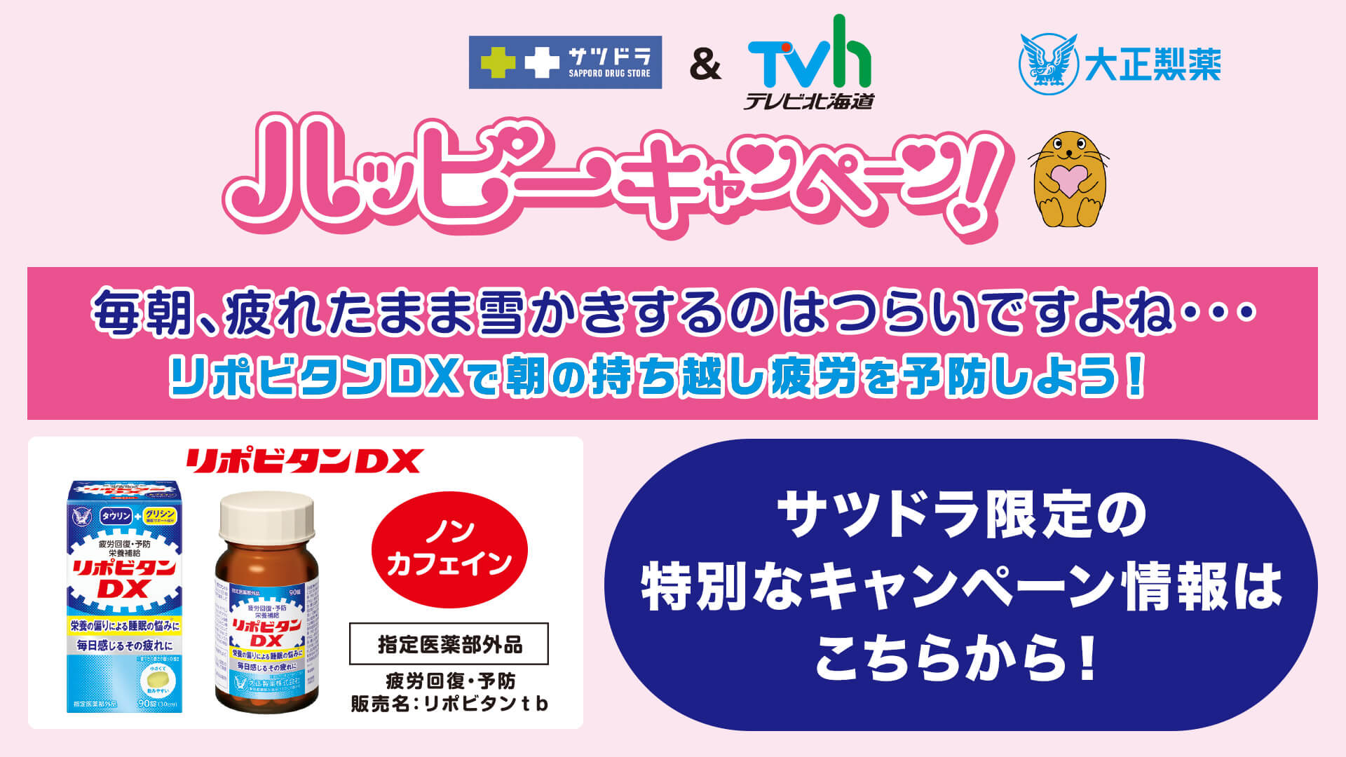 サツドラ＆TVh　ハッピーキャンペーン