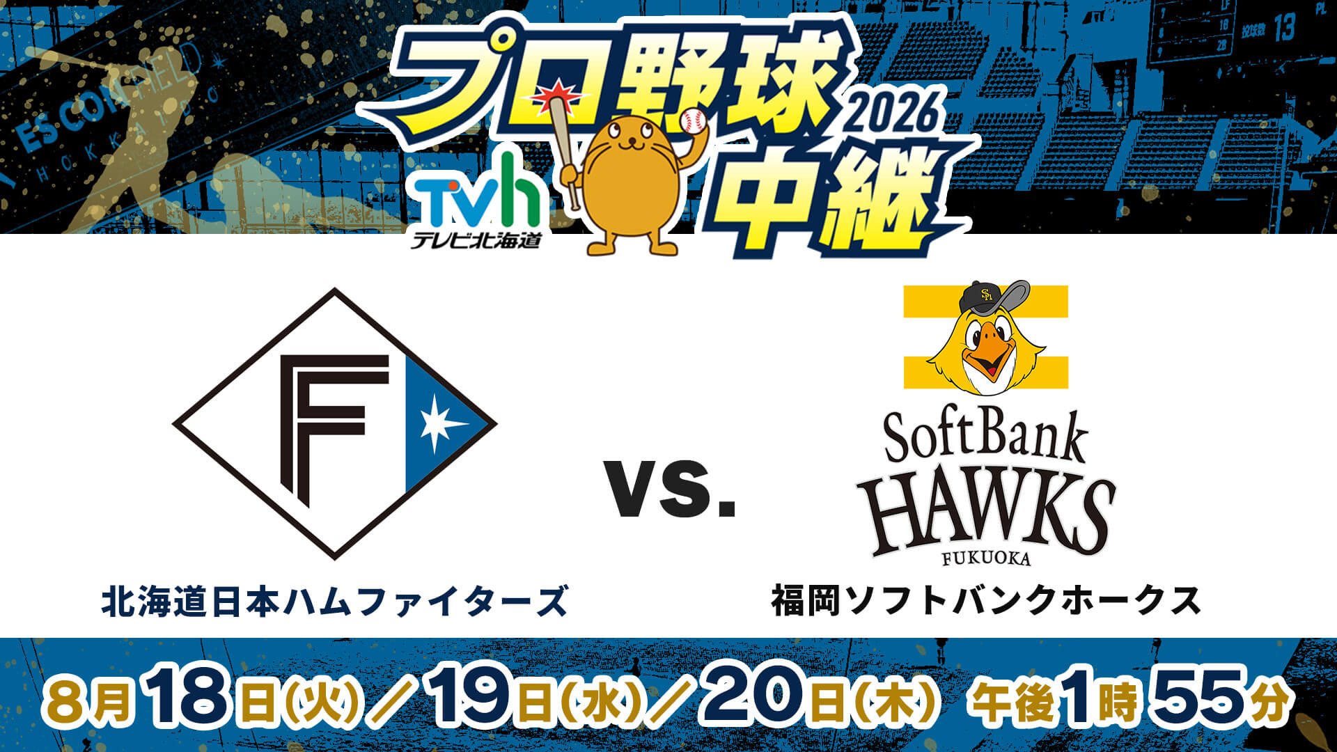 日本ハムファイターズVS福岡ソフトバンクホークス